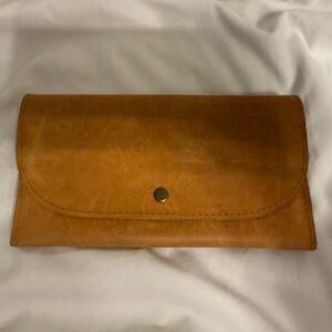 ABLE Cognac Leather Wallet